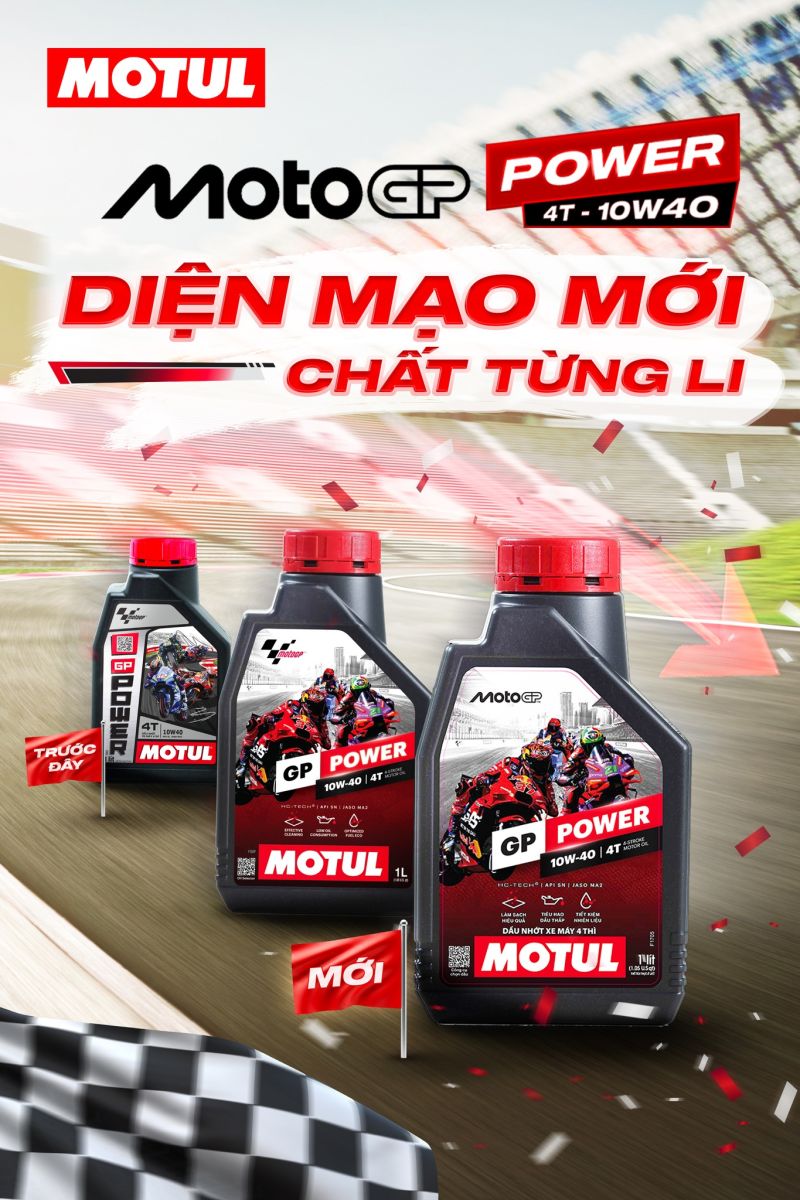 Nhớt MOTUL GP POWER 10W40 4T