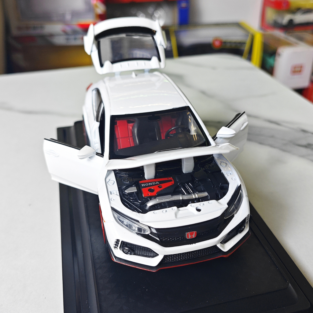 Mô hình xe Honda Civic Type R tỉ lệ 1:32 - chính hãng MiniAuto 3