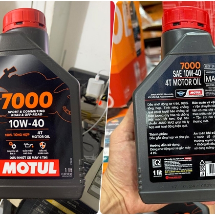 Nhớt  Motul 7000 4T 10W40 1L -  Nhớt tổng hợp toàn phần [Chính Hãng]