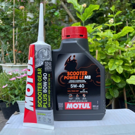 [Mẫu Mới] Nhớt Motul Scooter Power LE 5W40/10w40 - Nhớt Motul Xe Tay Ga