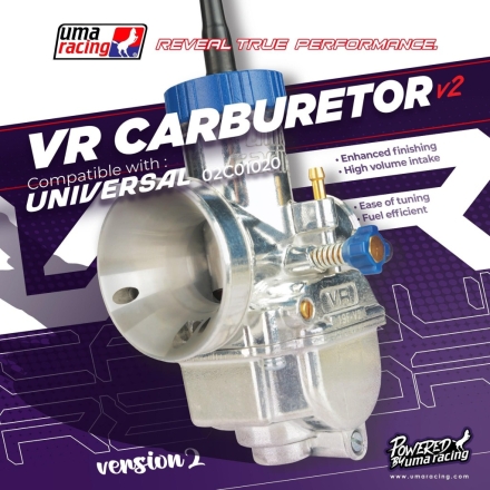 Bình Xăng Con Uma Ga Tròn 28mm - Uma VR 28mm - UMA Carburetor PE 28mm