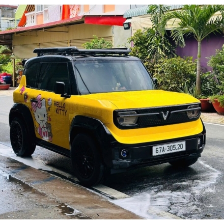 Baga nóc xe VF3 - Giá nóc chở đồ cho xe VF3